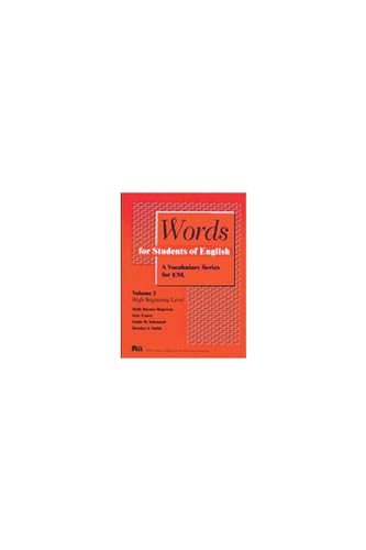 Beispielbild fr Words for Students of English : A Vocabulary Series for ESL zum Verkauf von Better World Books