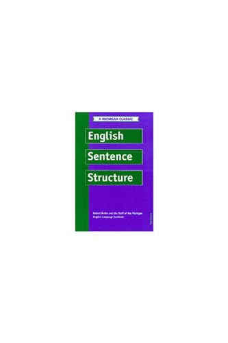 9780472083077: English Sentence Structure (Michigan Rainbow Series)