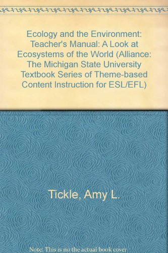 9780472083268: Ecology and the Environment: A Look at Ecosystems of the World, Teacher's Manual