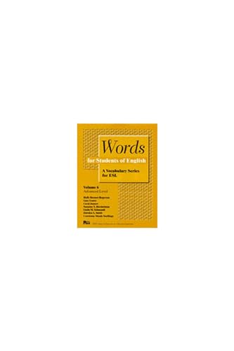 Imagen de archivo de Words for Students of English: A Vocabulary Series for Esl: Vol 6 a la venta por Revaluation Books