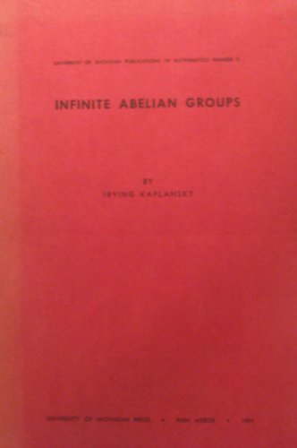 Beispielbild fr Infinite Abelian Groups. zum Verkauf von Wonder Book