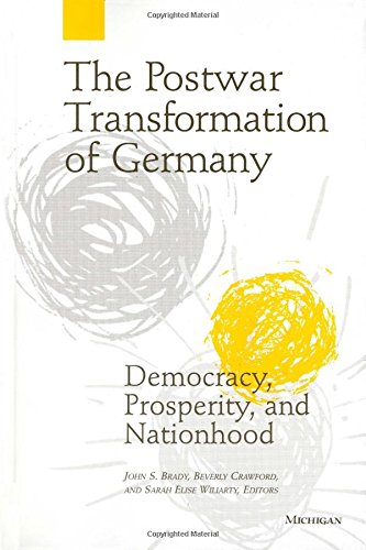 9780472085910: The Postwar Transformation of Germany: Democracy, Prosperity, and Nationhood