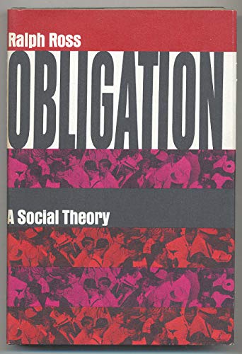 Imagen de archivo de Obligation;: A social theory, a la venta por Wonder Book