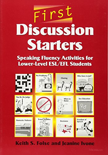 9780472088959: First Discussion Starters: Speaking Fluency Activities for Lower-Level Esl/Efl Students