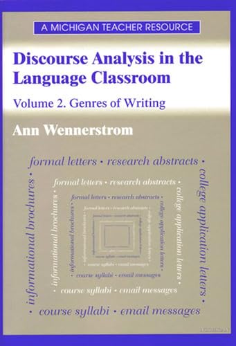 Stock image for Discourse Analysis in the Language Classroom: Genres of Writing for sale by Revaluation Books