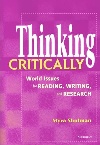 9780472089536: Thinking Critically: World Issues for Reading, Writing, and Research