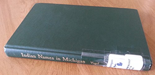 Indian Names in Michigan