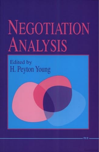 9780472102518: Negotiation Analysis