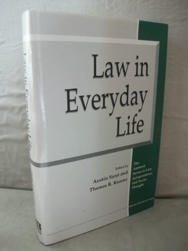 Beispielbild fr Law in Everyday Life zum Verkauf von Better World Books