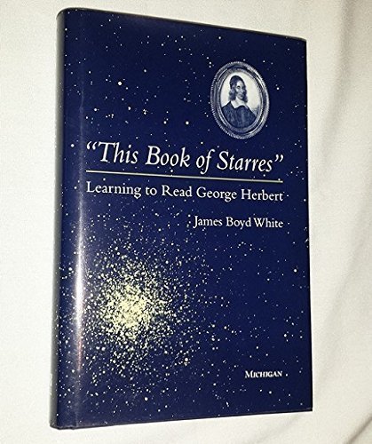 Beispielbild fr This Book of Starres : Learning to Read George Herbert zum Verkauf von Better World Books