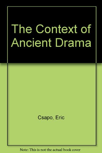 9780472105458: The Context of Ancient Drama