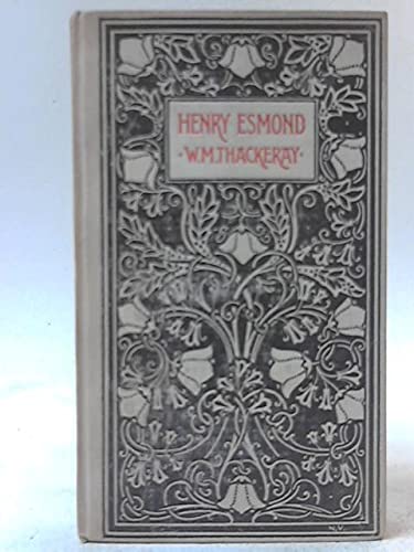 9780472107469: The History of Henry Esmond (The Thackeray Edition S.)