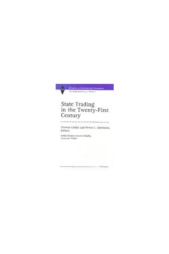 Stock image for World Trade Forum: State Trading in the Twenty-First Century: Vol 1 for sale by Revaluation Books