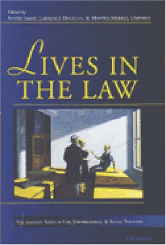 Beispielbild fr Lives in the Law zum Verkauf von Aardvark Book Depot