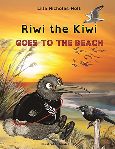 Imagen de archivo de Riwi the Kiwi Goes to the Beach OpenDyslexic Volume 3 a la venta por PBShop.store US