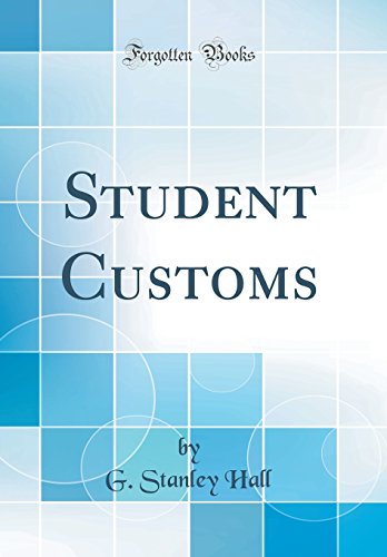 Stock image for Student Customs Classic Reprint for sale by PBShop.store US