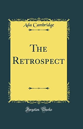 Stock image for The Retrospect (Classic Reprint) for sale by Reuseabook