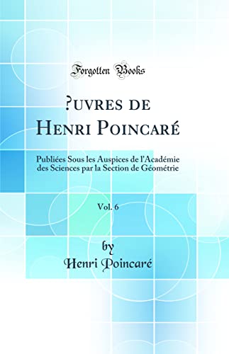 Oeuvres Henri Poincare, Used - AbeBooks Oeuvres Henri Poincare, Used - AbeBooks
