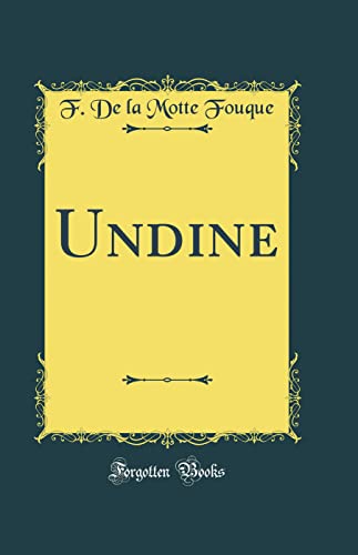 Imagen de archivo de Undine Classic Reprint a la venta por PBShop.store US