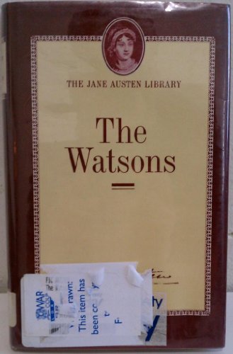 Imagen de archivo de The Watsons (The Jane Austen Library) a la venta por Anybook.com