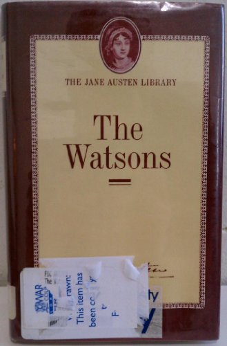 Stock image for The Watsons, A Fragment for sale by Geoff Blore`s Books