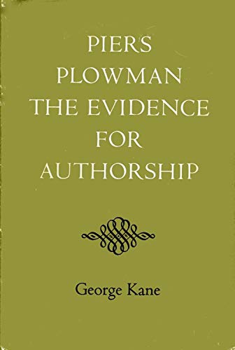 PIERS PLOWMAN The Evidence for Authorship