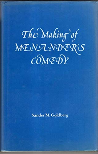 Stock image for Making of Menander's Comedy for sale by Wonder Book