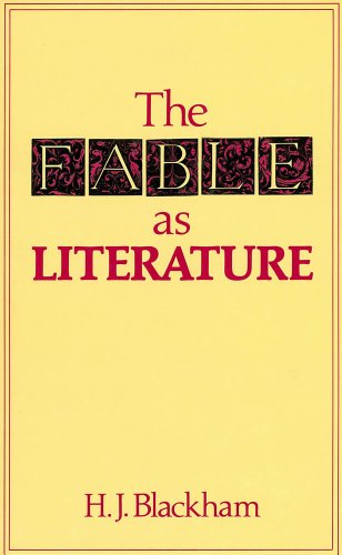 Beispielbild fr The Fable as Literature zum Verkauf von Better World Books