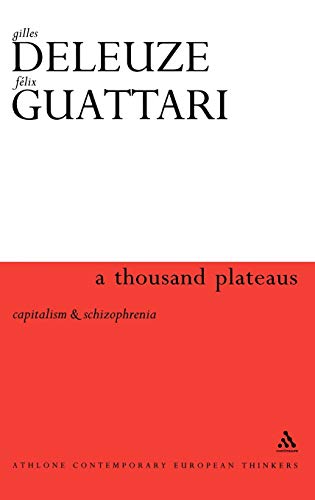 9780485113358: Thousand Plateaus: Capitalism and Schizophrenia (Athlone Contemporary European Thinkers)