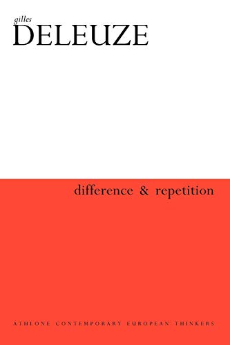 Difference and Repetition (9780485113600) by Paul Patton Gilles Deleuze