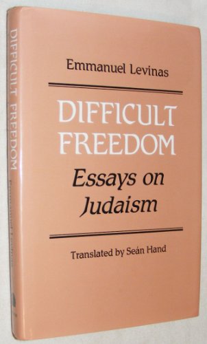 Imagen de archivo de Difficult Freedom: Essays on Judaism (European thought) a la venta por Hay-on-Wye Booksellers