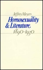 9780485120547: Homosexuality and Literature, 1890-1930