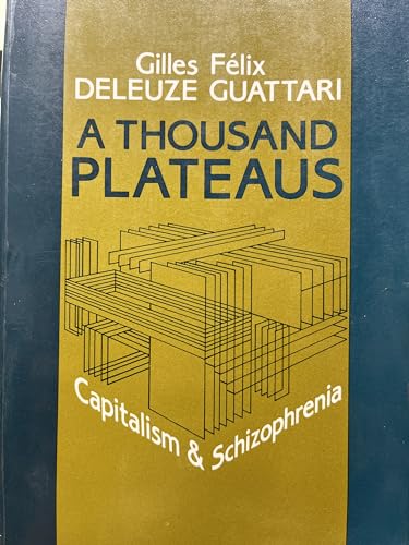 Imagen de archivo de A Thousand Plateaus: Capitalism and Schizophrenia a la venta por Byrd Books