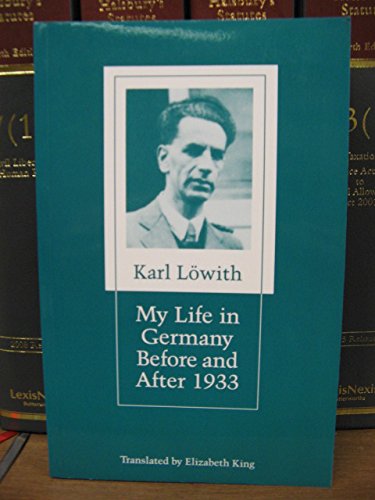 9780485121094: My Life in Germany Before and After 1933