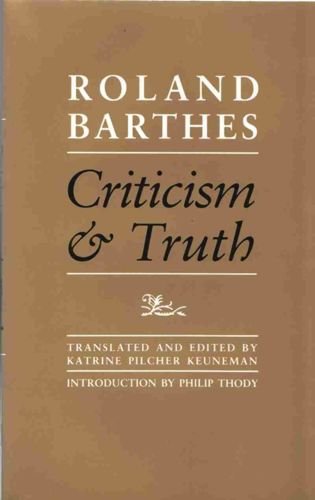 9780485121445: Criticism and Truth
