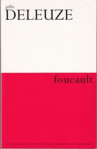 Stock image for Foucault (Athlone Contemporary European Thinkers S.) for sale by AwesomeBooks