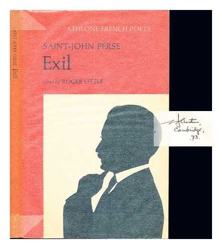 Imagen de archivo de EXIL (Athlone French Poets) a la venta por Larry W Price Books