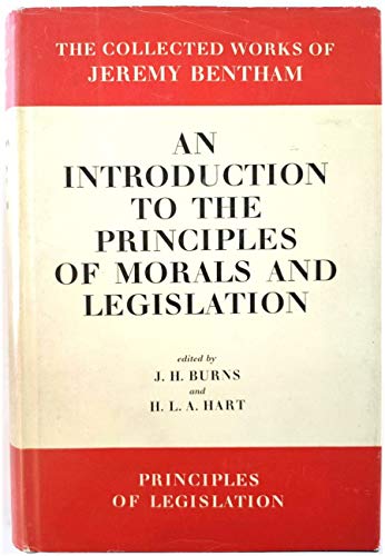 Imagen de archivo de An Introduction to the Principles of Morals and Legislation (The collected works) a la venta por Dunaway Books