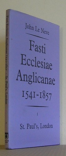 Stock image for Fasti Ecclesiae Anglicanae: for sale by Andover Books and Antiquities