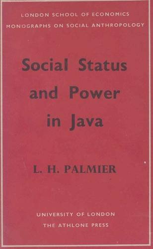 Beispielbild fr Social Status and Power in Java zum Verkauf von COLLINS BOOKS