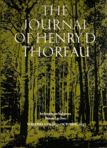 Stock image for The Journal of Henry D. Thoreau: in 14 volumes, bound as 2 for sale by Bear Bookshop, John Greenberg