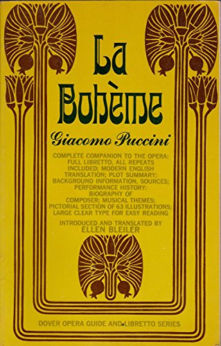 Imagen de archivo de La Boheme Opera Guide and Libretto (English and Italian Edition) a la venta por Wonder Book