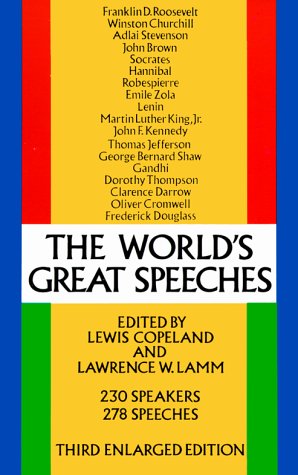 9780486204680: The World's Great Speeches