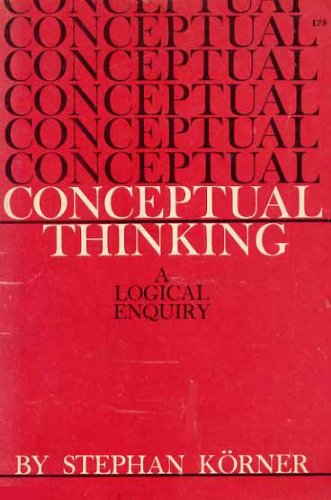 Stock image for Conceptual Thinking A Logical Enquiry for sale by Kona Bay Books