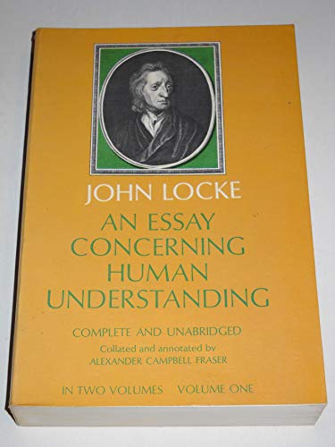 9780486205304: An Essay Concerning Human Understanding: v. 1