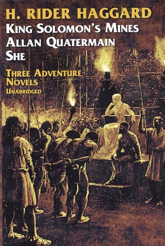 Beispielbild fr Three Adventure Novels: She, King Solomon's Mines, Allan Quatermain zum Verkauf von Wonder Book