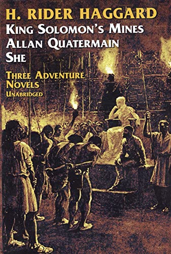 Imagen de archivo de Three Adventure Novels: She, King Solomon's Mines, Allan Quatermain a la venta por SecondSale