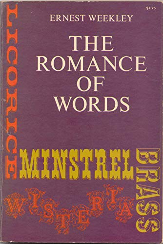 Imagen de archivo de The Romance Of Words a la venta por Foxtrot Books