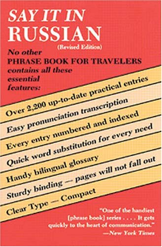 Beispielbild fr Say It in Russian (Revised) (Dover Language Guides Say It Series) zum Verkauf von Wonder Book