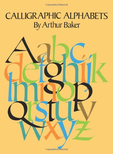 Imagen de archivo de Calligraphic Alphabets a la venta por Better World Books